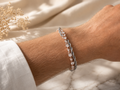 Fusion Bracelet Silver x Rose Unisex